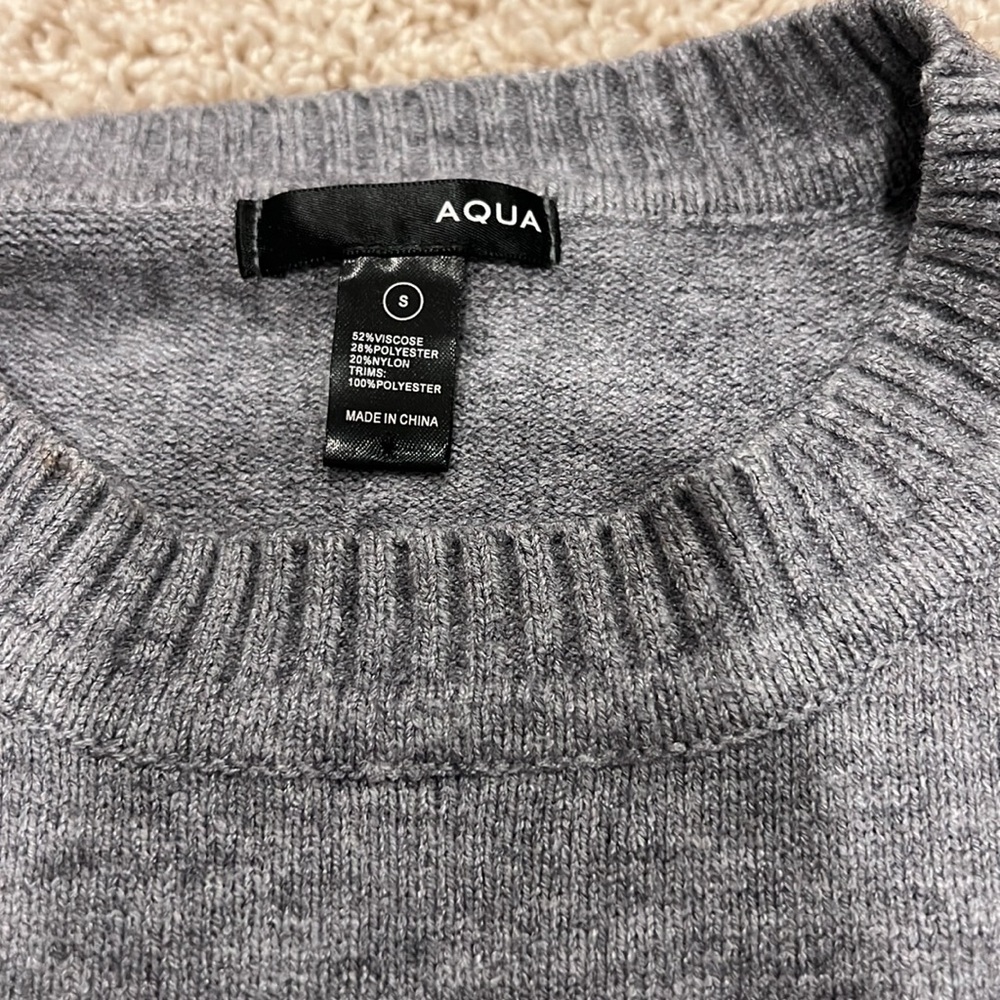 Gray Aqua Sweater - image 2